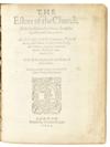 HAINAULT, JEAN DE.  The Estate of the Church, With the discourse of times, from the Apostles vntill this present.  1602